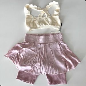 Free People Running Skort